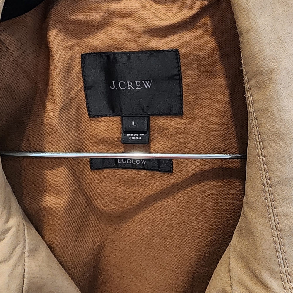 J Crew Mens Large Trenchcoat - Picture 4 of 6
